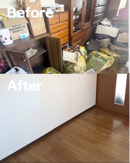 不要品回収札幌ビフォーアフター