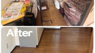 【札幌市白石区】賃貸退去のための家財整理・不要品回収の作業事例